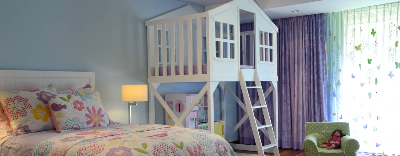 Recamaras infantiles homify Dormitorios infantiles de estilo moderno Madera Azul Accesorios y decoración