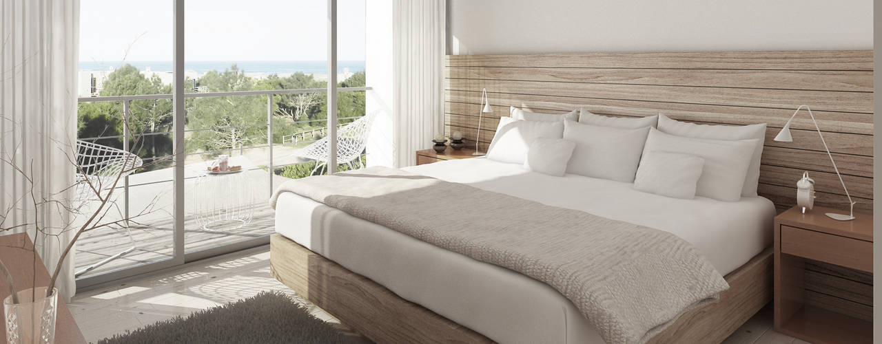 3GS Render, 3GS render 3GS render Dormitorios de estilo moderno
