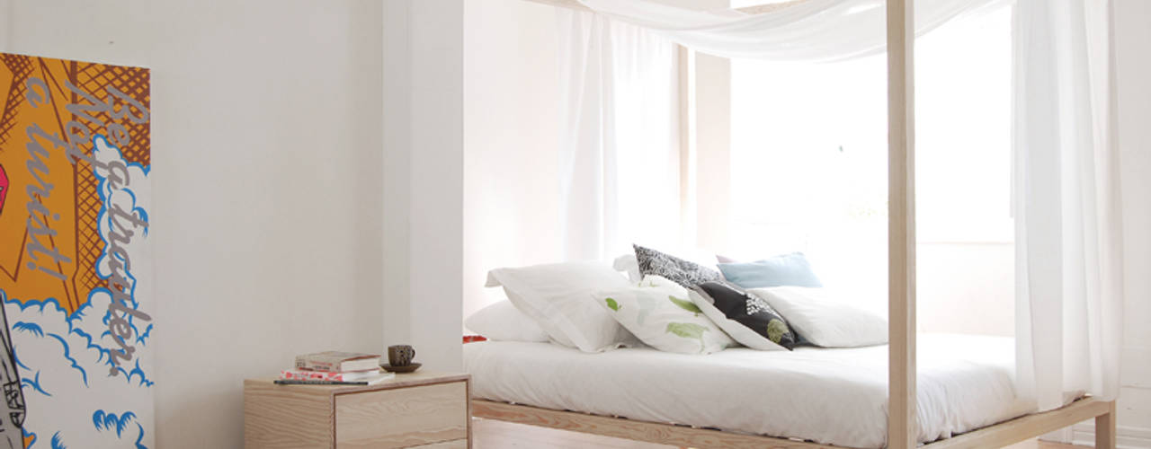 Linha Benjamim, Boa Safra Boa Safra Dormitorios de estilo minimalista Madera maciza Multicolor