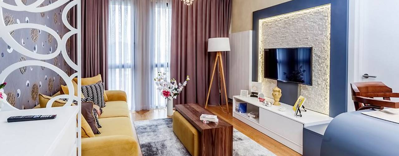 Mera Suites Residence Mekan Çekimi, .NESS Reklam ve Fotoğrafçılık .NESS Reklam ve Fotoğrafçılık غرفة المعيشة