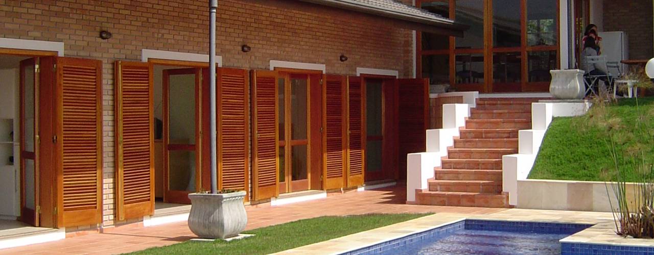 Casa de campo em São Roque, GATE Arquitetos Associados GATE Arquitetos Associados Rustic style house