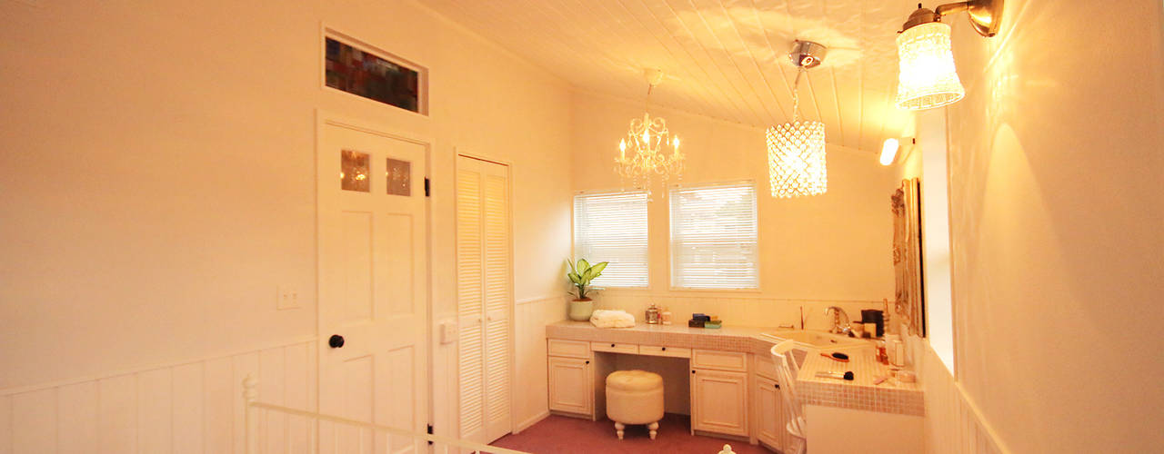 north shore house, THE MAKER'S&United Space Architect THE MAKER'S&United Space Architect Colonial style bedroom Wood Wood effect