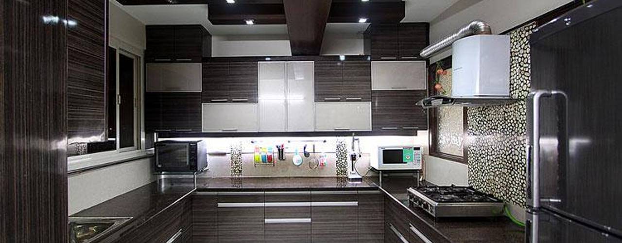 Modular Kitchen, S.R. Buildtech – The Gharexperts S.R. Buildtech – The Gharexperts Cuisine moderne