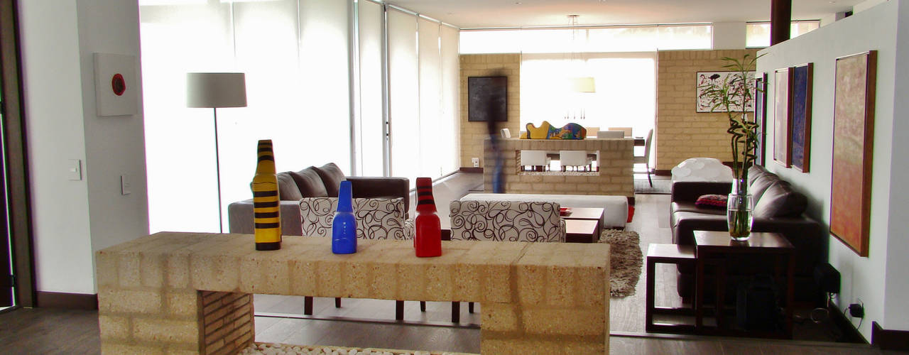 homify Salas de estar modernas