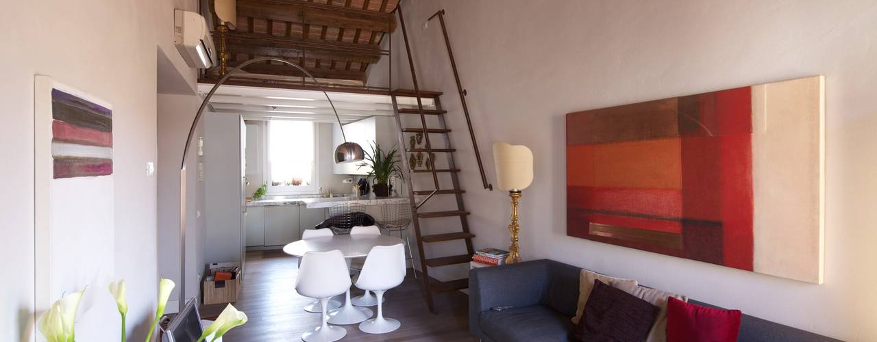 Lawyer's house, cristina mecatti interior design cristina mecatti interior design Moderne woonkamers