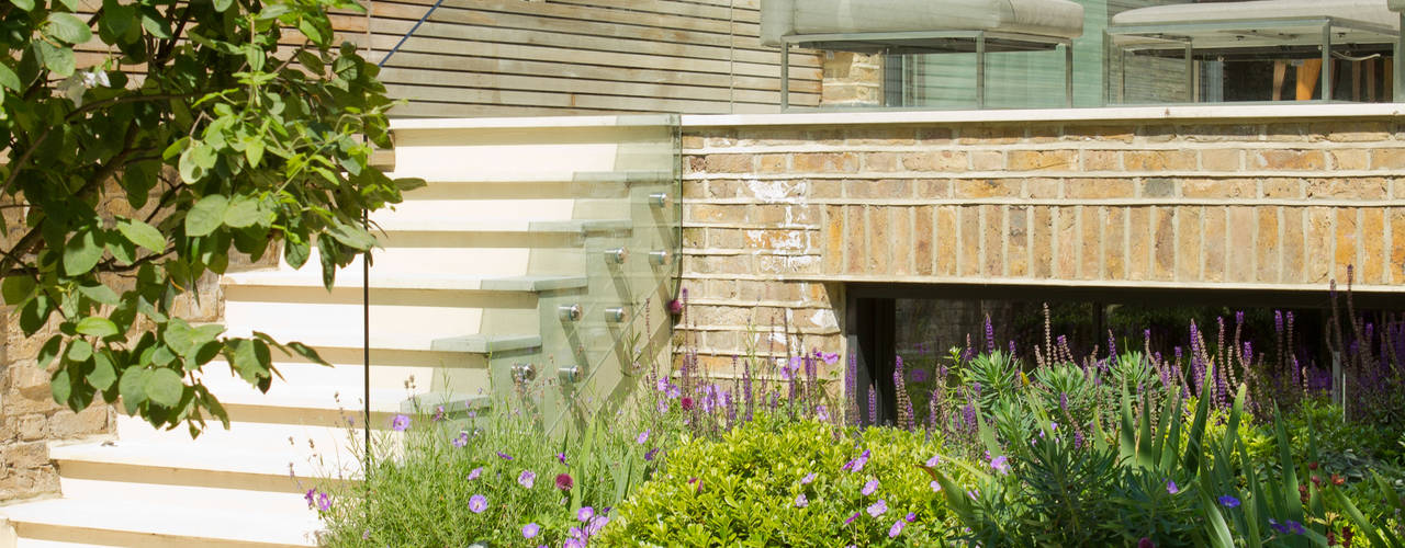 Newton Road House, Westbourne Grove, Nash Baker Architects Ltd Nash Baker Architects Ltd Balcones y terrazas modernos