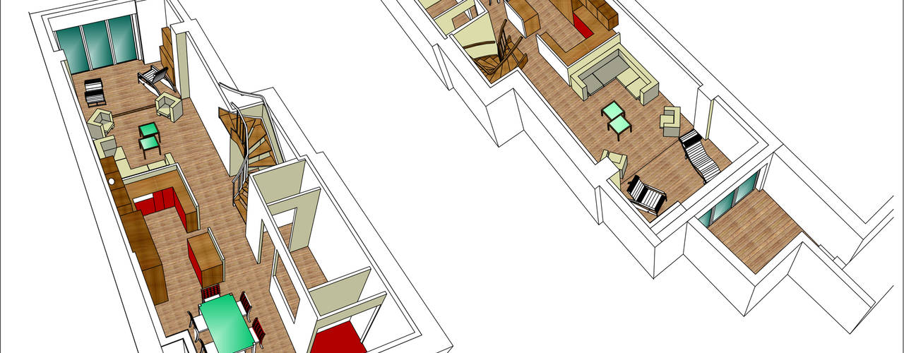 Maison D. (chantier en cours de finition), Atelier FA - Achitecture d'intérieurs & d'extérieurs Atelier FA - Achitecture d'intérieurs & d'extérieurs