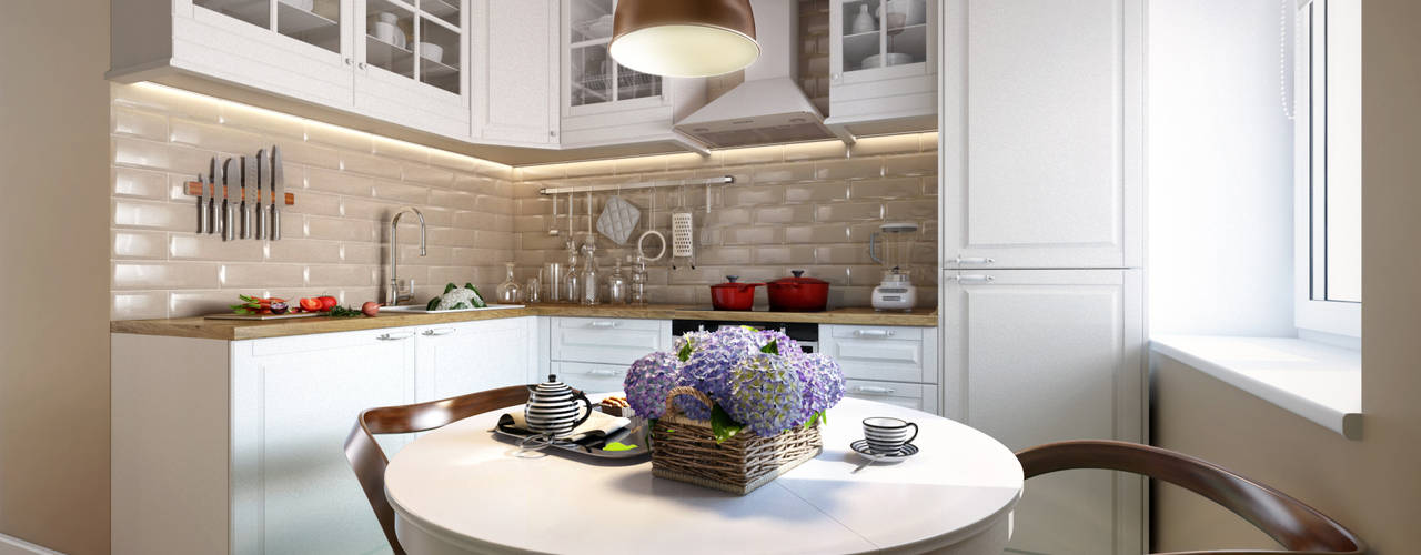 Медовая геометрия, CO:interior CO:interior Кухня в скандинавском стиле