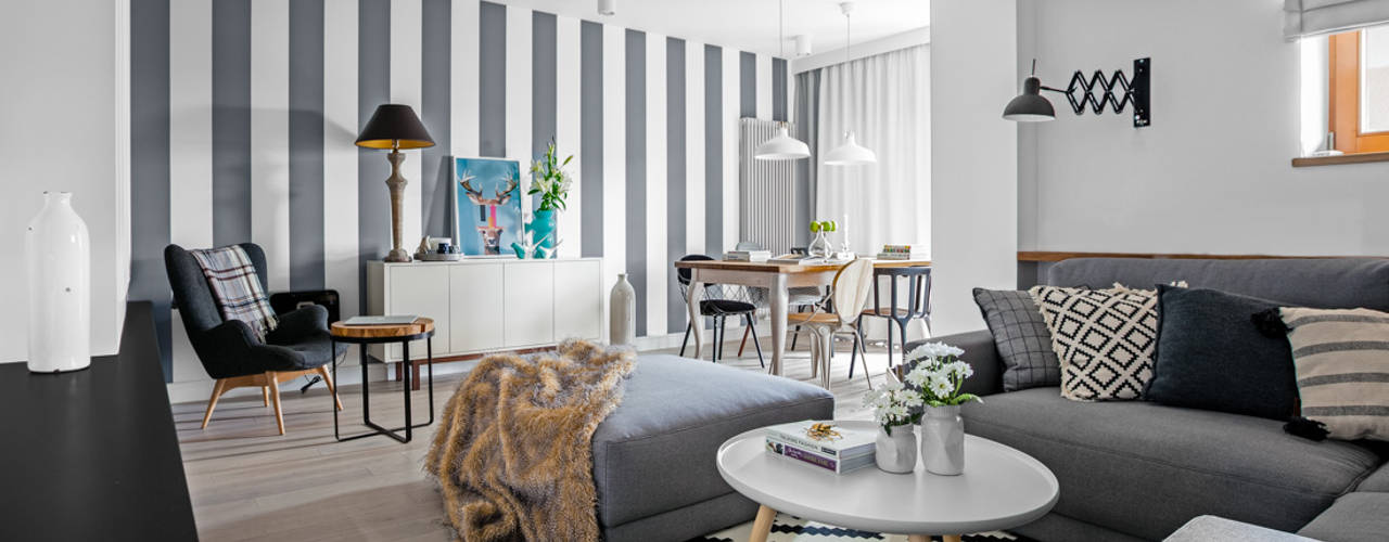 homify Salones eclécticos Pelo Blanco