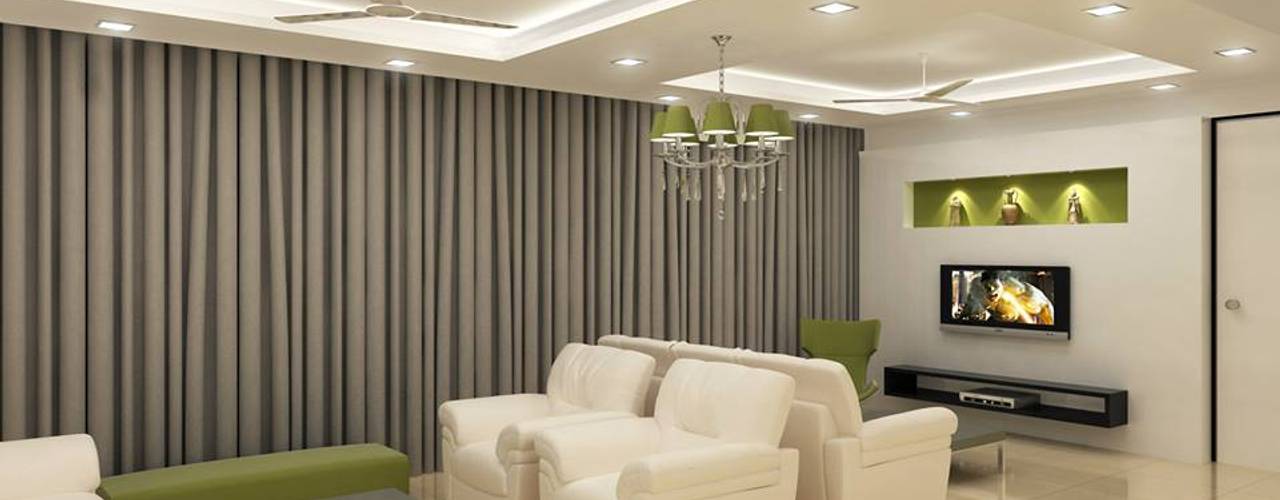 Residential project, Kunal & Associates Kunal & Associates Modern living room