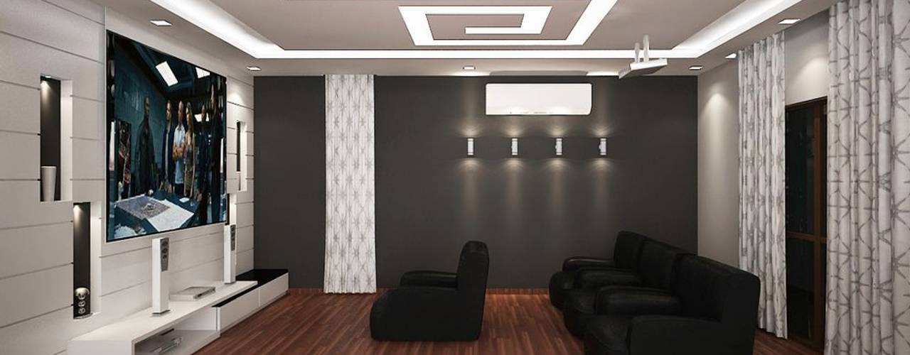 homify Salas multimedia modernas