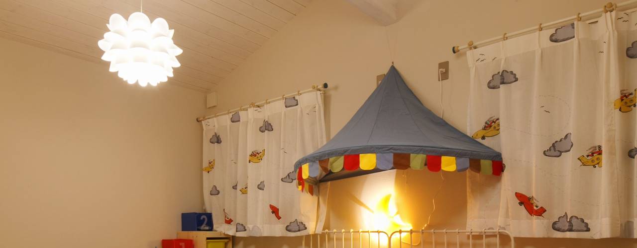 S's house, dwarf dwarf Skandynawski pokój dziecięcy