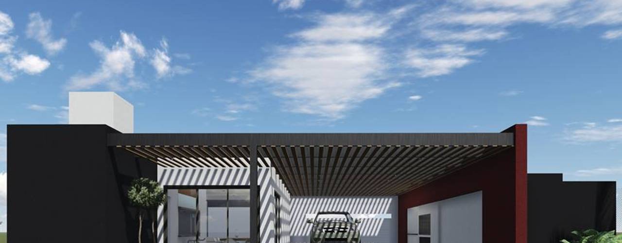 Proyecto Quincho en Las Rosas, ARBOL Arquitectos ARBOL Arquitectos Garage préfabriqué