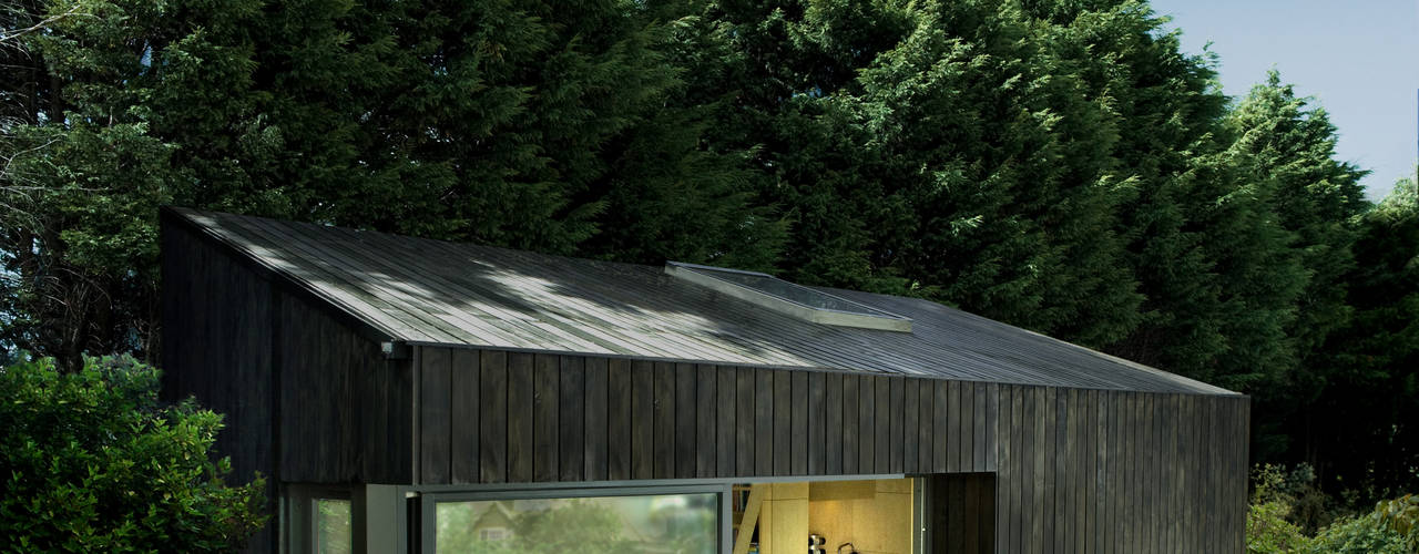 Estudios de cubierta inclinada 2, ecospace españa ecospace españa Modern houses لکڑی Wood effect
