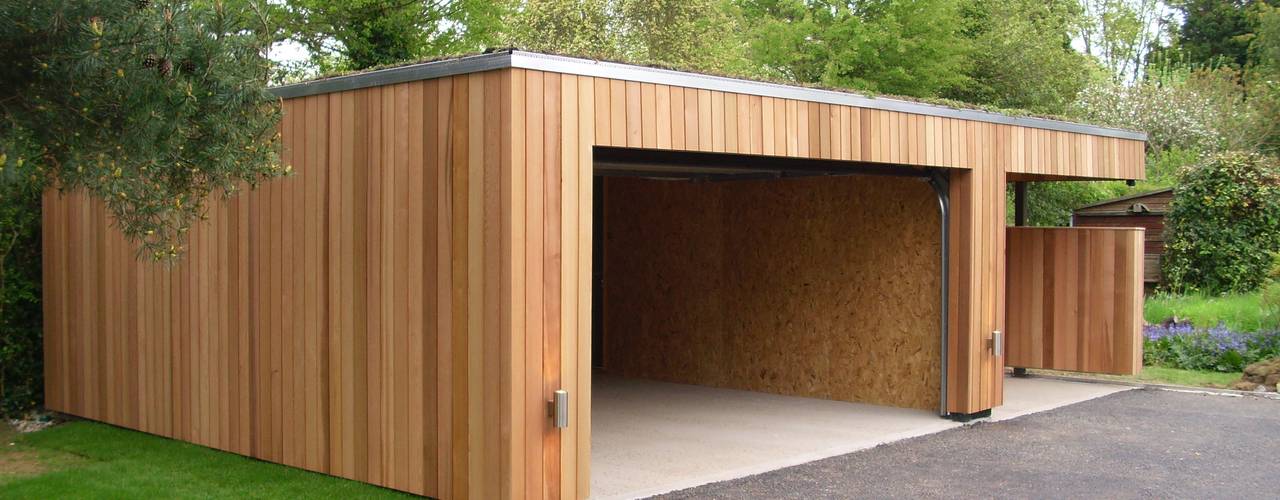 Autospace, ecospace españa ecospace españa Prefabricated Garage Wood Wood effect
