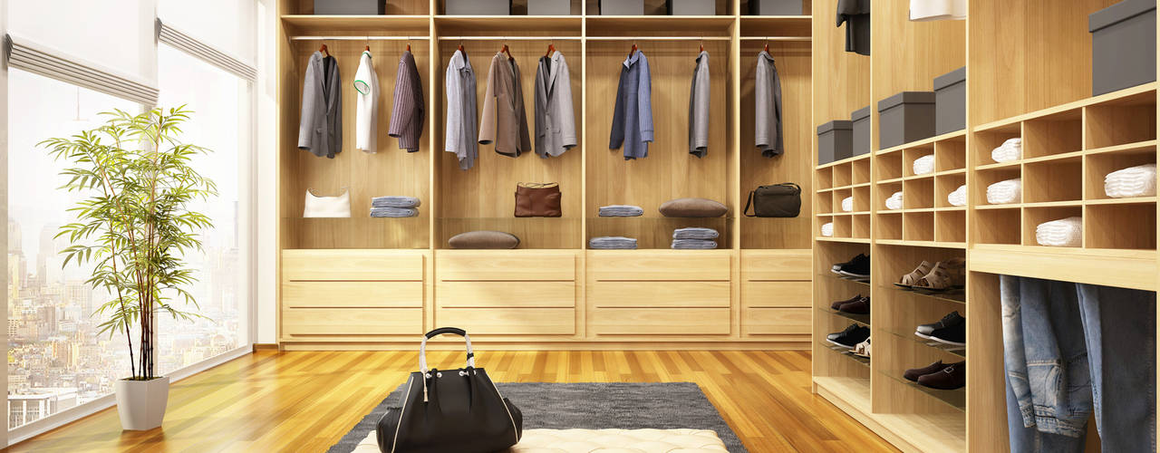 Wardrobes and Closets, Piwko-Bespoke Fitted Furniture Piwko-Bespoke Fitted Furniture モダンスタイルの寝室 合板（チップボード）