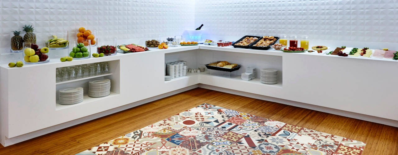 IL COLORATO MONDO DEL PATCHWORK, Mosaic del Sur Mosaic del Sur Modern kitchen