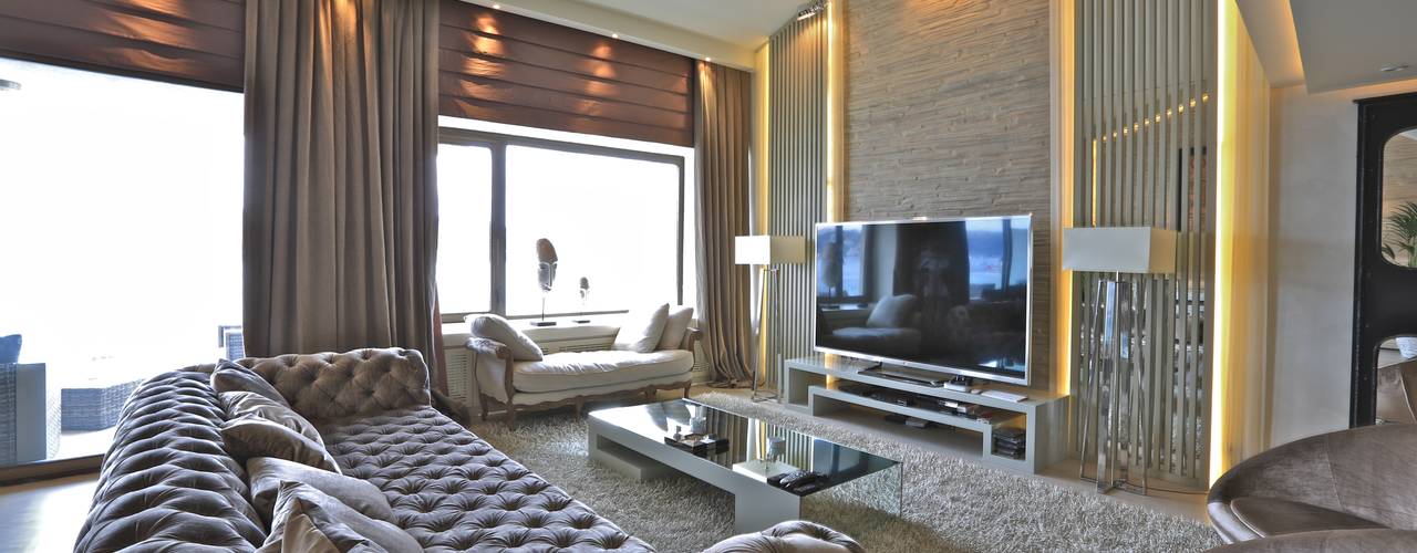 K.G Evi Arnavutköy, Kerim Çarmıklı İç Mimarlık Kerim Çarmıklı İç Mimarlık Modern living room