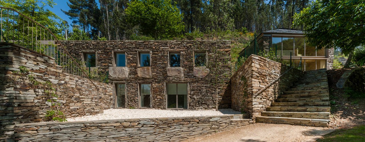 Casa em Espiunca, ABPROJECTOS ABPROJECTOS Casas campestres Ardósia