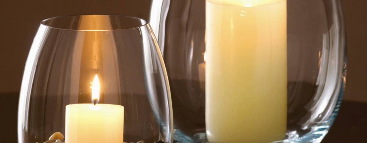 Hurricane Lamps for Pillar Candles, The London Candle Company The London Candle Company Casas de estilo clásico