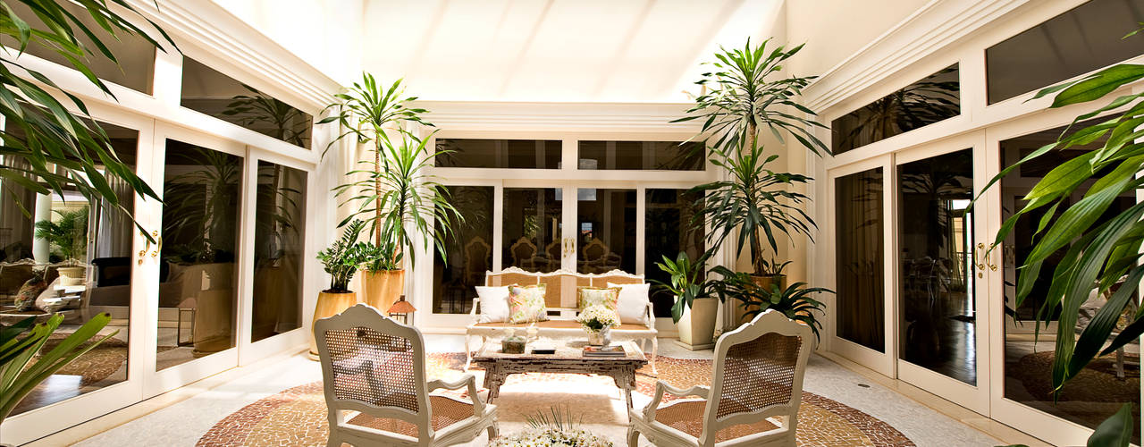 Casa no interior, Two Design Two Design Jardines de invierno de estilo clásico