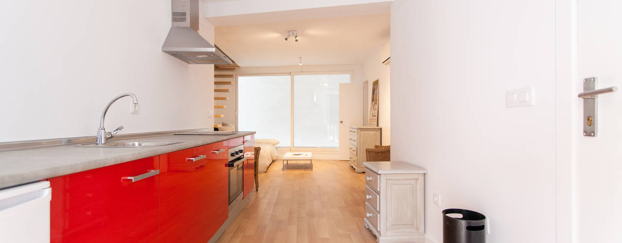 Apartamento dúplex, Pablo Cousinou Pablo Cousinou Cocinas de estilo moderno