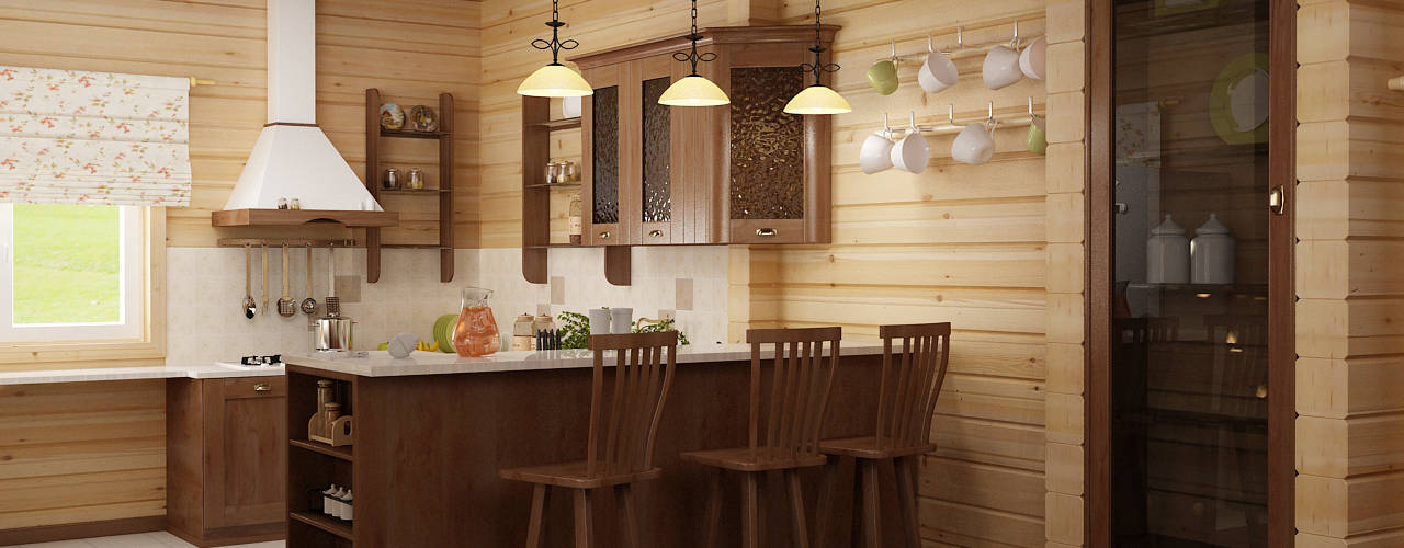 homify Kitchen Wood Wood effect