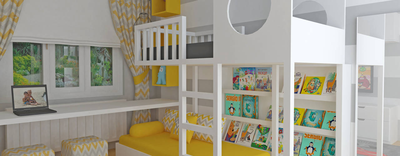 Fırat'ın Odası/Batman, MOBİLYADA MODA MOBİLYADA MODA Habitaciones para niños de estilo moderno
