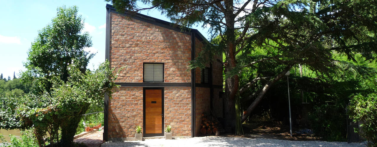 Casa Aity, Arcubo arquitectos Arcubo arquitectos Rustykalne domy