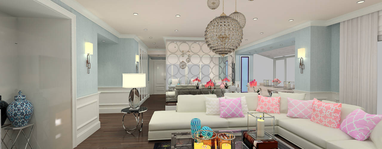 Modern ve sofistike yaklaşımıyla Türkiye'den ışıl ışıl bir daire | homify