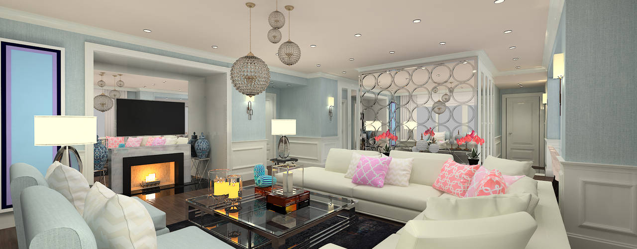 F.G. EVİ, Kerim Çarmıklı İç Mimarlık Kerim Çarmıklı İç Mimarlık Modern Living Room