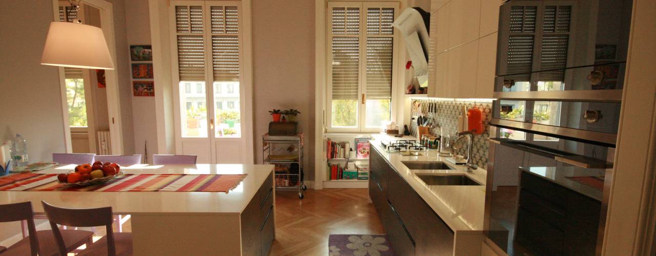 Casa Bernini (Milano), studiodonizelli studiodonizelli 現代廚房設計點子、靈感&圖片