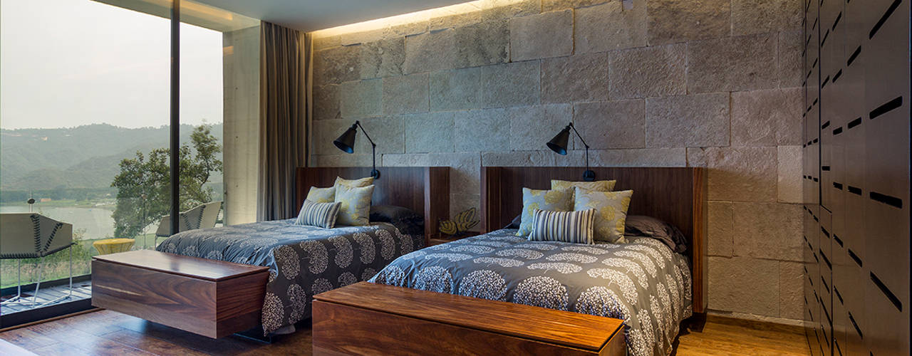 CASA RR, BURO ARQUITECTURA BURO ARQUITECTURA Modern style bedroom