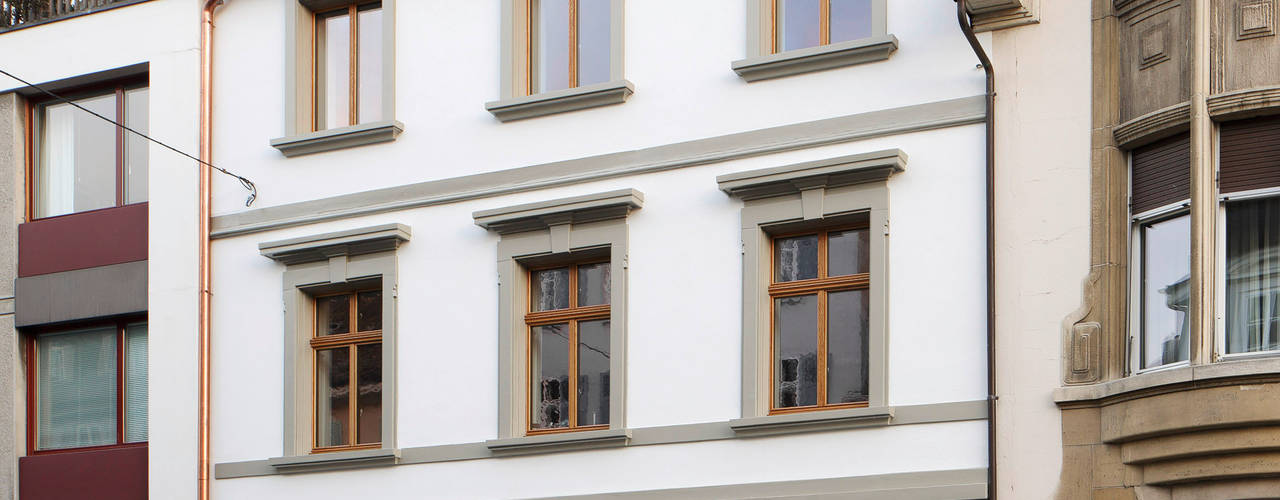 Um- und Ausbau eines Wohngebäudes von 1892, Basel, Forsberg Architekten AG Forsberg Architekten AG Modern houses