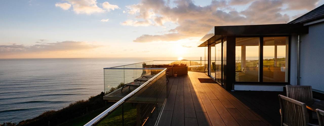 Overcombe, Bigbury-on-Sea | Devon: Spectacular sea views and incredible sunsets, Perfect Stays Perfect Stays بلكونة أو شرفة