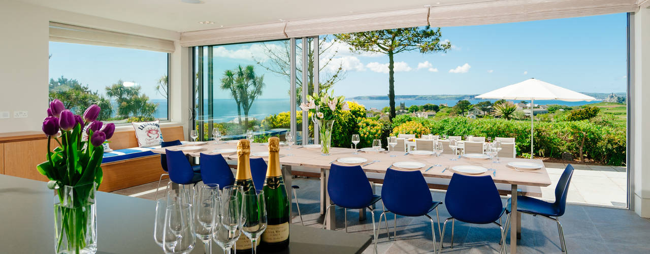 Ednovean House, Perranuthnoe | Cornwall , Perfect Stays Perfect Stays Modern dining room