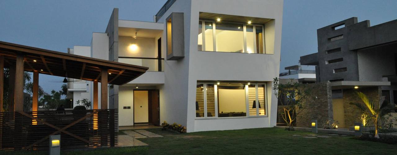 Mr. Ashwin's house, Vipul Patel Architects Vipul Patel Architects Casas modernas: Ideas, imágenes y decoración