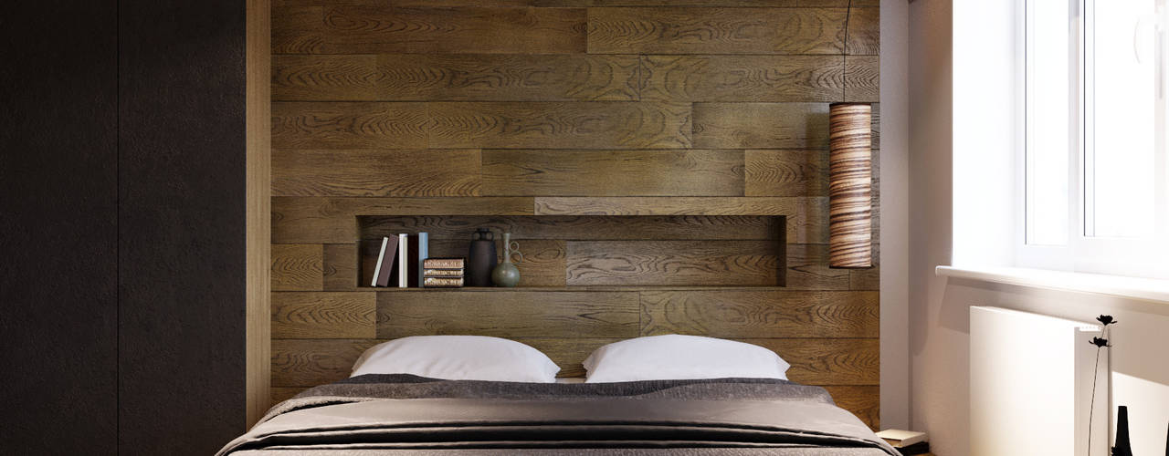 homify Bedroom لکڑی Wood effect