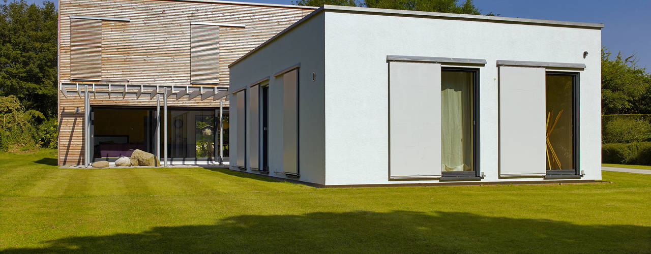 Modern Home Russell, Baufritz (UK) Ltd. Baufritz (UK) Ltd. Casas estilo moderno: ideas, arquitectura e imágenes