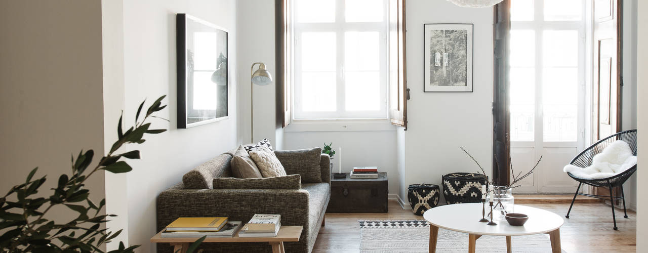 Remodelação de apartamento, Architect Your Home Architect Your Home Salones modernos