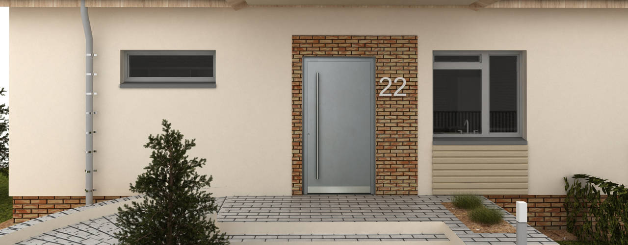 Drzwi kobbe, Kobbe Kobbe Modern style doors Aluminium/Zinc