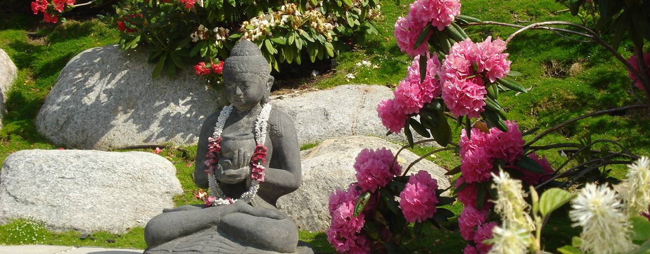 Wohngarten mit asiatischen Elementen, dirlenbach - garten mit stil dirlenbach - garten mit stil Jardines asiáticos