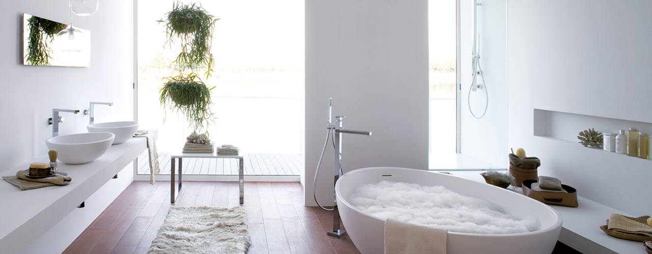 Vov bathtub, Mastella - Italian Bath Fashion Mastella - Italian Bath Fashion Phòng tắm phong cách hiện đại Nhựa tổng hợp Brown
