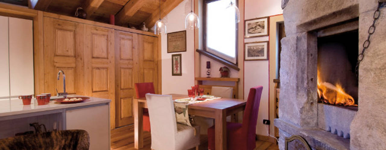 Cocooning in Courmayeur, Architetto Domenico Mazza Architetto Domenico Mazza