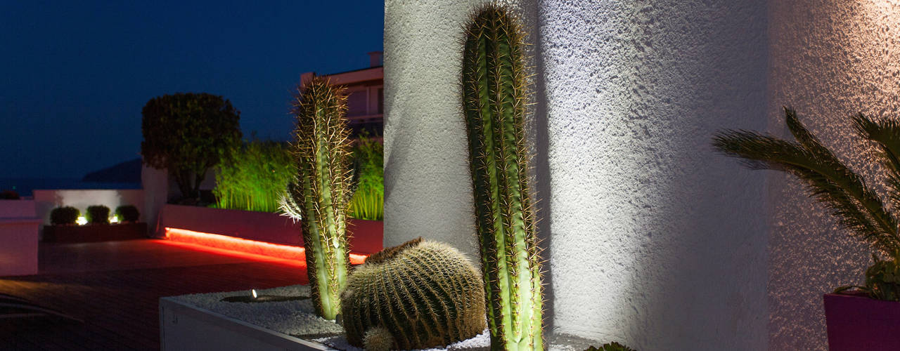 Eclairage terrasse, Architecture Nature & Lumière Architecture Nature & Lumière حديقة