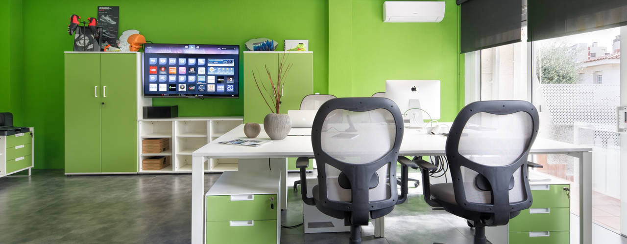 Una oficina creada en una vivienda en Barcelona | homify