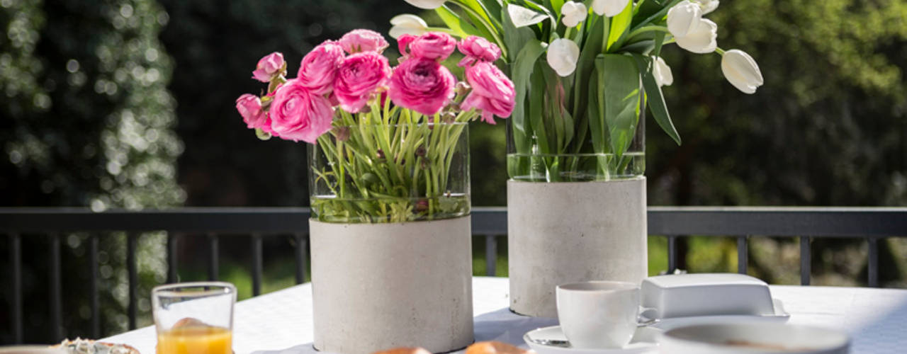Further concrete accessories, Betoniu GmbH Betoniu GmbH Balconies, verandas & terracesPlants & flowers