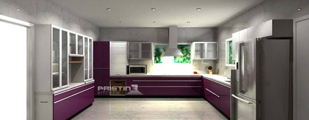 3D kitchen Designs, Pristine Kitchen Pristine Kitchen Cocinas modernas: Ideas, imágenes y decoración