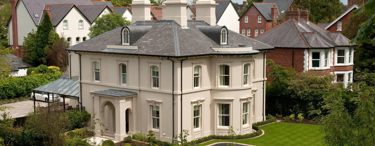 Elegantly proportioned city house nestled into a Conservation Area, Des Ewing Residential Architects Des Ewing Residential Architects منازل