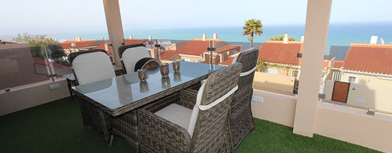 Reforma de vivienda con etiqueta de eficiencia energética A (Gran Alacant, Santa Pola), Novodeco Novodeco Terrace